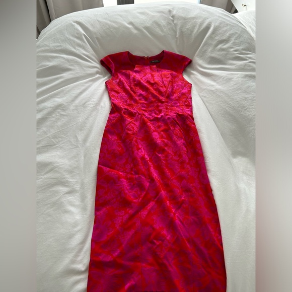 ZAC POSEN PINK/RED Dress - Picture 2 of 2